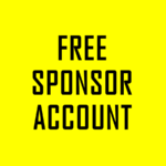 FREE SPONSOR ACCOUNT