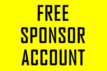 CRÉER UN COMPTE SPONSOR